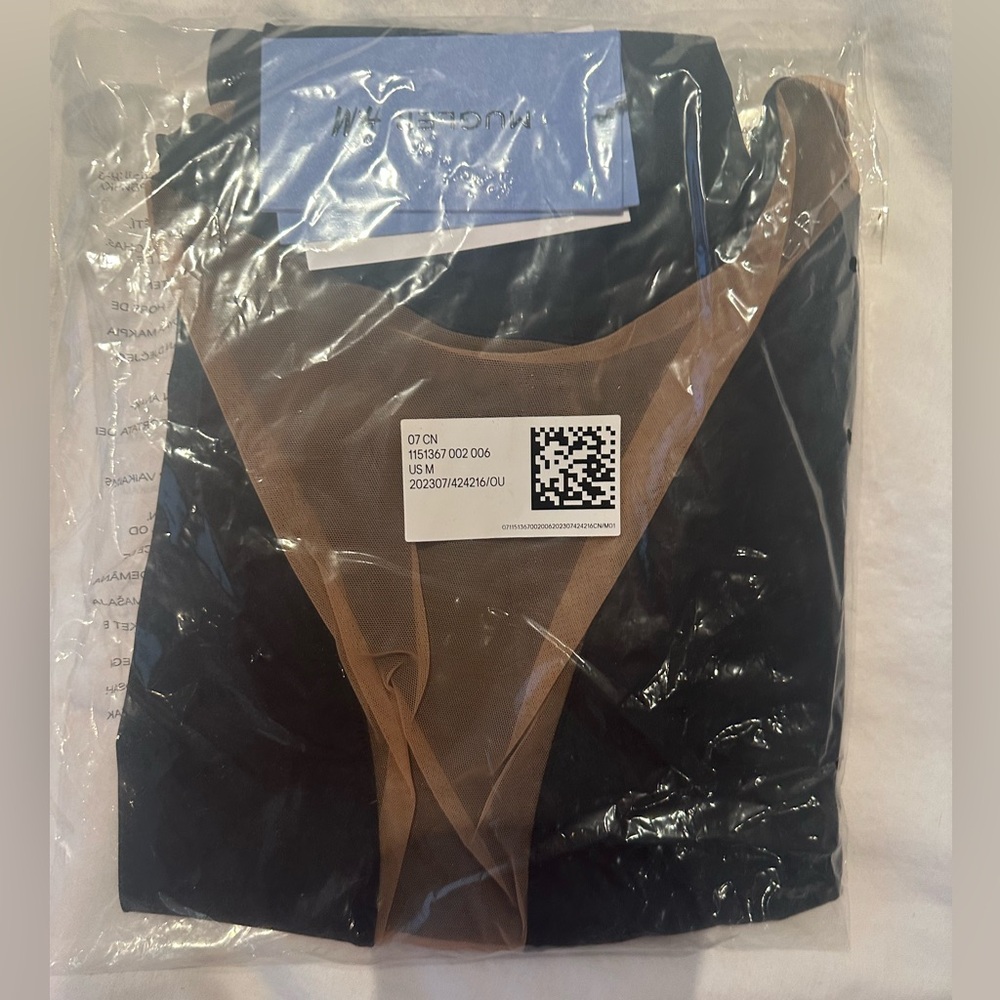 Mugler H&M Bodysuit Top M Medium New - Picture 11 of 12